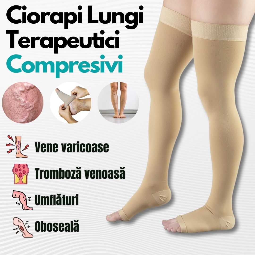 Ciorapi Compresivi Terapeutici Lungi – OrtoVital