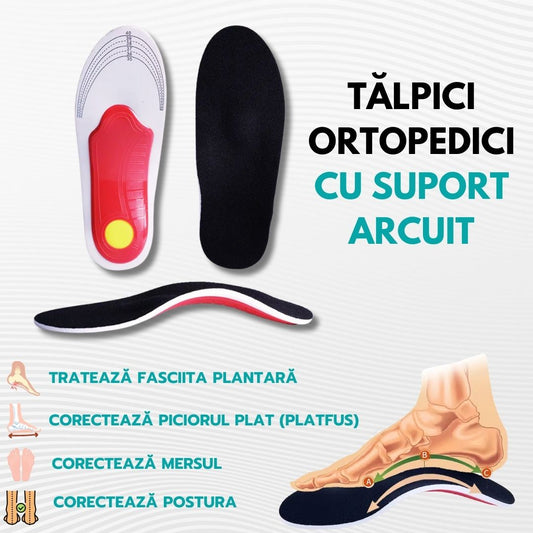 Talpici Ortopedici cu Suport Arcuit